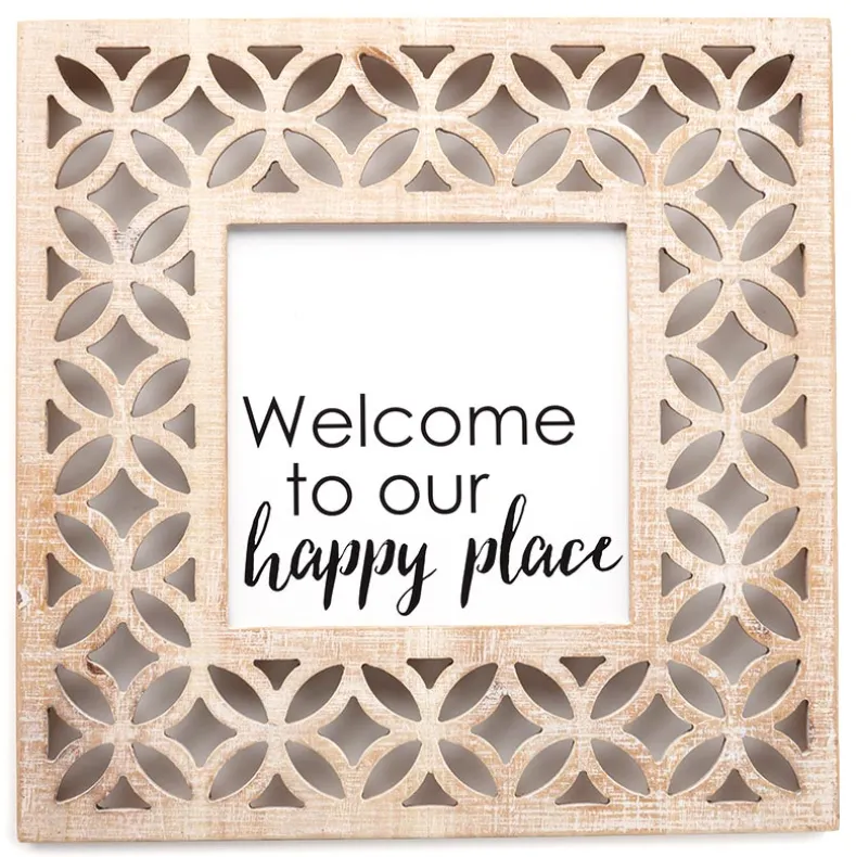 Happy Place Inspirational Wall Art