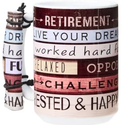 Happy Retirement Gifts - Mug Set or Frame