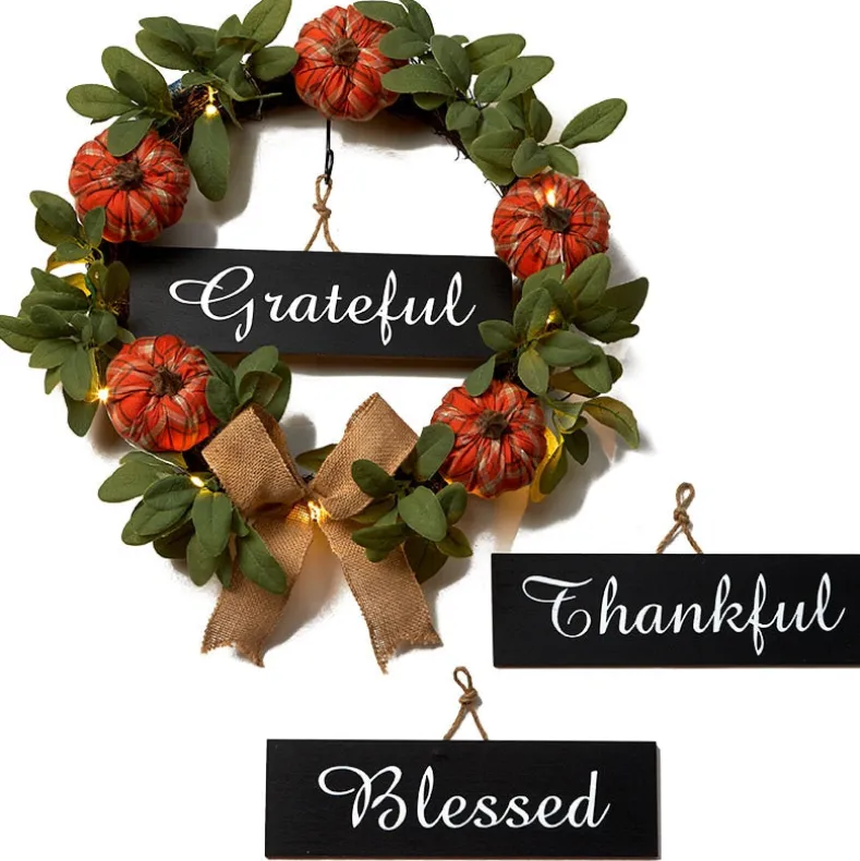 Harvest Plaid Decor