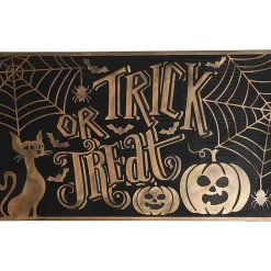 Haunted Halloween Rubber Doormat