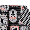 Haunted Walls Reversible Heavyweight Cozy Polyester Flannel Throw Blanket