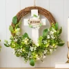 He Is Risen Lighted Easter Wreath - Battery Operated