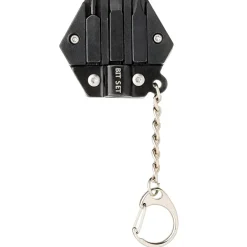 Hexagonal 9-in-1 Survival Keychain Tool-Compact and Versatile