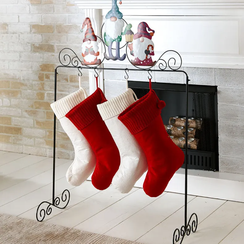 Holiday Gnome Standing Stocking Holder