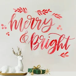 Holiday Sentiment Decal Wall Art