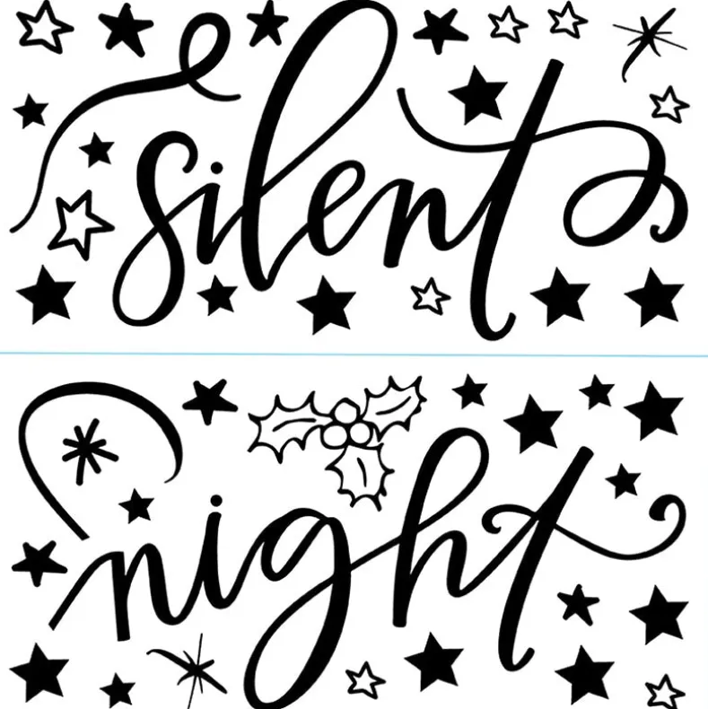 Holiday Sentiment Decal Wall Art