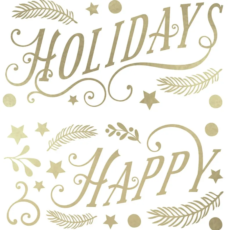 Holiday Sentiment Decal Wall Art