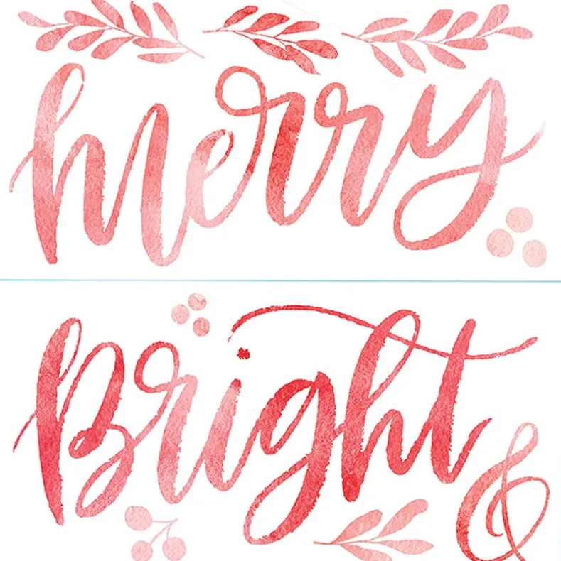 Holiday Sentiment Decal Wall Art