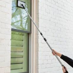 Home Exterior Cleaning System With Telescoping Pole Or 3 Pad Refills