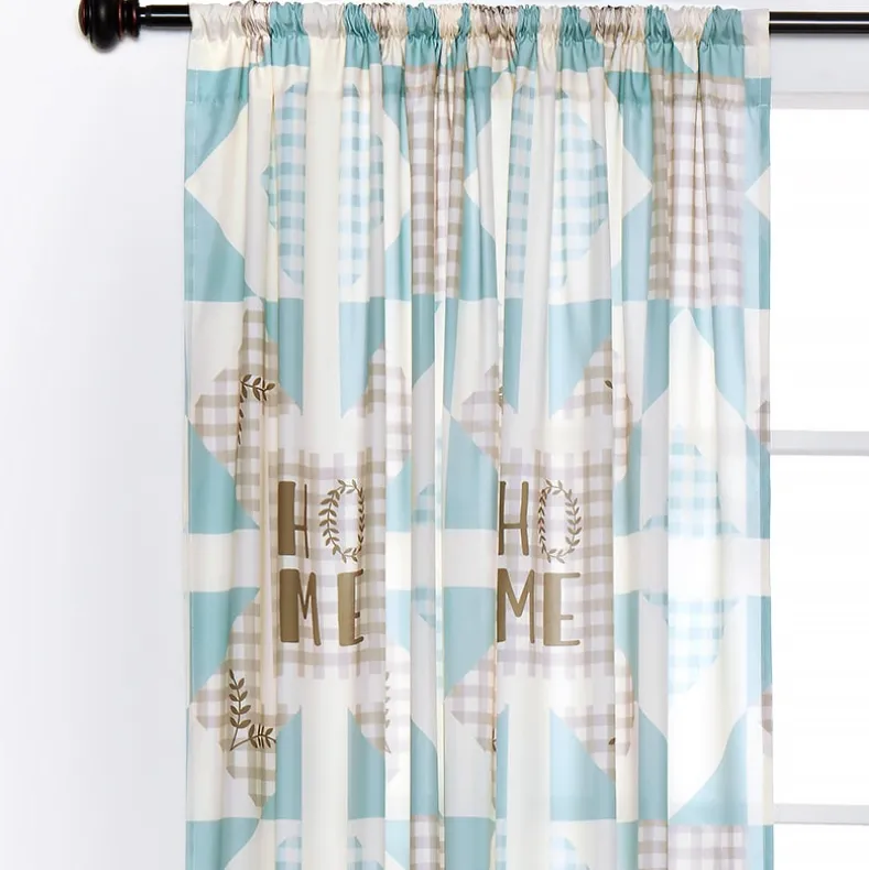 Home Pattern Check Window Panel 50" x 63" or 50" x 84"