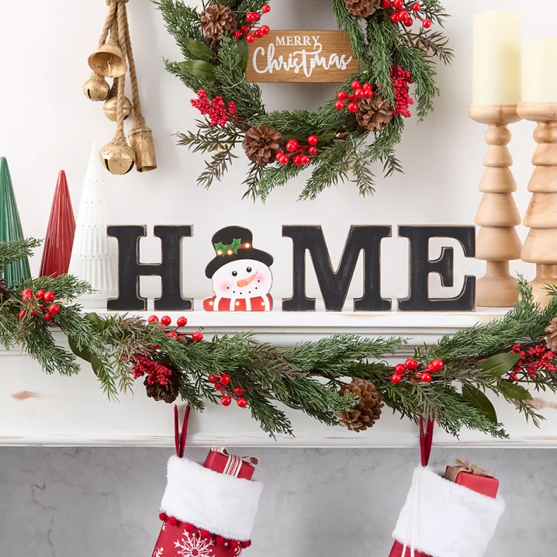 Home Sign with Lighted Heart or Set of 4 Icons