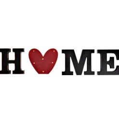 Home Sign with Lighted Heart or Set of 4 Icons