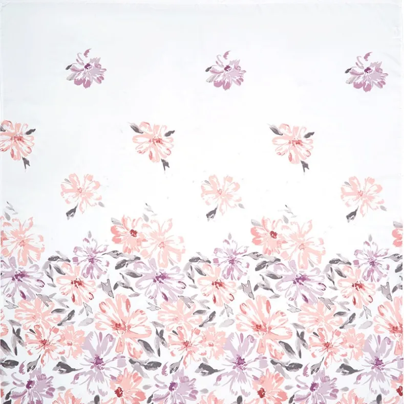 Homewear Falling Floral Shower Curtain Set with Hooks 13-Pc.