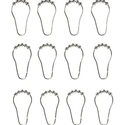 Homewear Iris Shower Curtain with Hooks