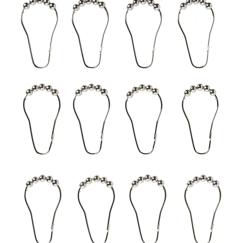 Homewear Pintuck Shower Curtain with Hooks