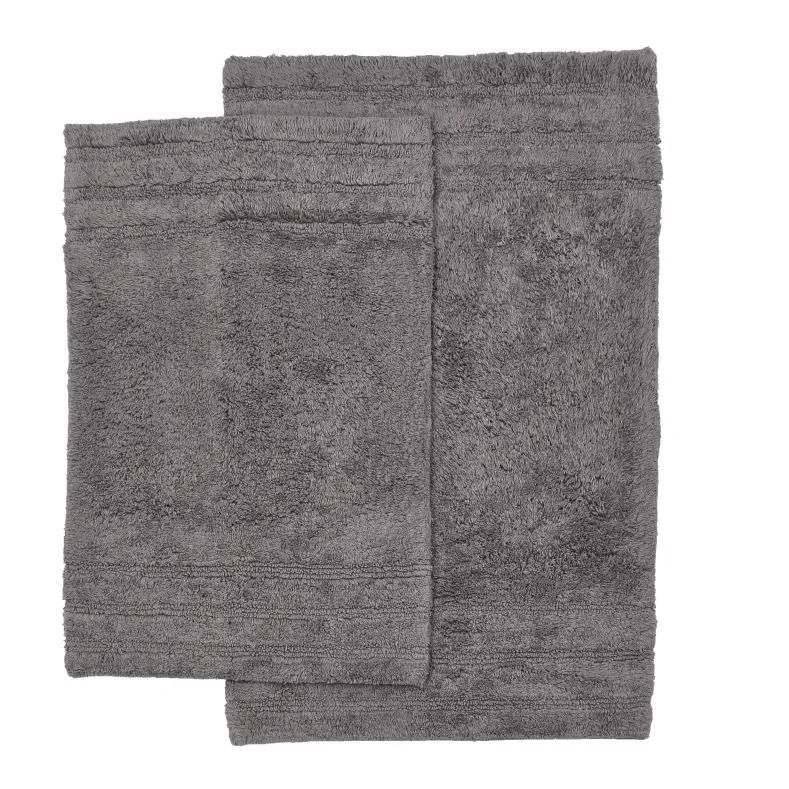 Homewear Sanibel End Border Cotton Bath Rug Set 2-Pc.