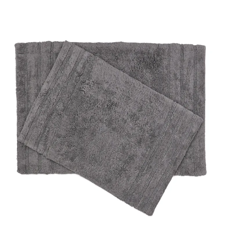 Homewear Sanibel End Border Cotton Bath Rug Set 2-Pc.