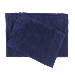 Homewear Sanibel End Border Cotton Bath Rug Set 2-Pc.
