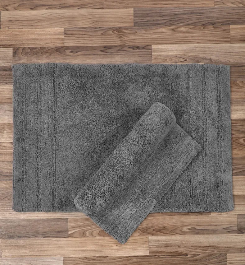 Homewear Sanibel End Border Cotton Bath Rug Set 2-Pc.