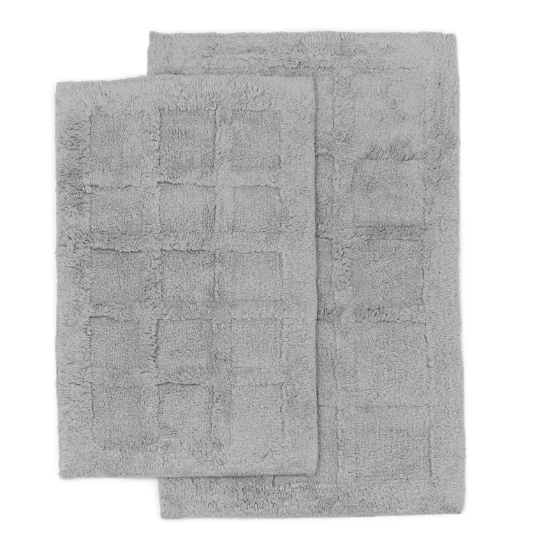 Homewear Sanibel Windowpane Bath Rug Set, 2-Pc.