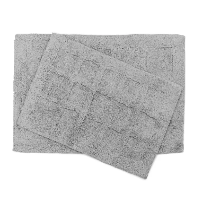 Homewear Sanibel Windowpane Bath Rug Set, 2-Pc.