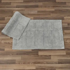 Homewear Sanibel Windowpane Bath Rug Set, 2-Pc.