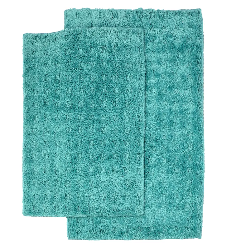 Homewear Soft Sensations Waffle Bath Set with Non-Skid Backing, 2-Pc.