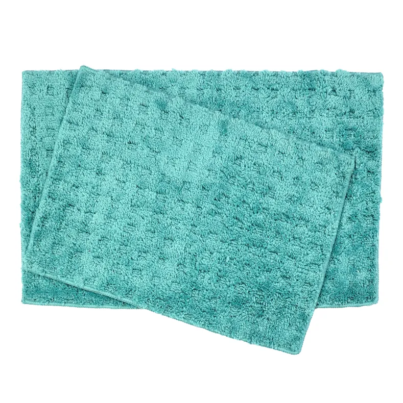 Homewear Soft Sensations Waffle Bath Set with Non-Skid Backing, 2-Pc.