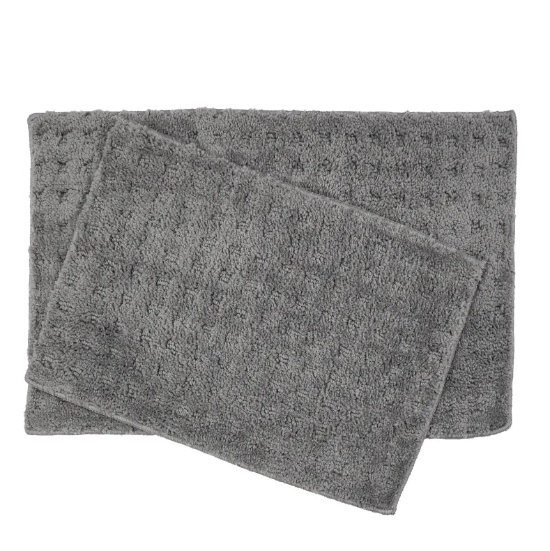 Homewear Soft Sensations Waffle Bath Set with Non-Skid Backing, 2-Pc.