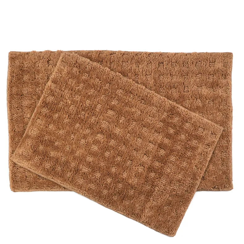 Homewear Soft Sensations Waffle Bath Set with Non-Skid Backing, 2-Pc.