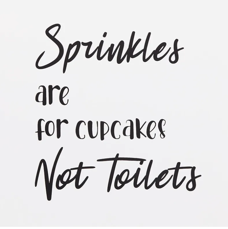Humorous Bathroom Wall Art