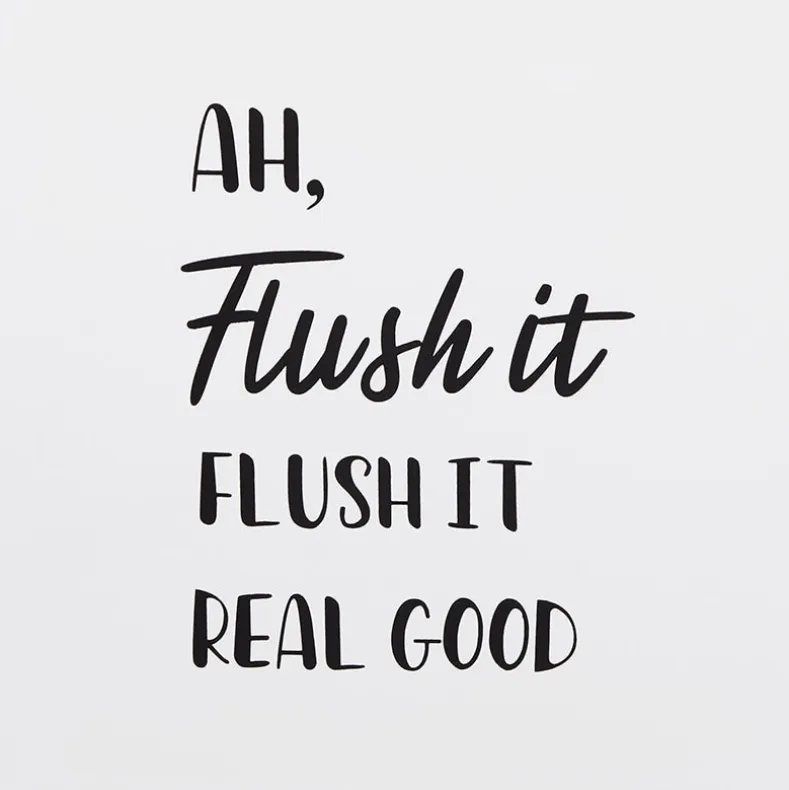 Humorous Bathroom Wall Art