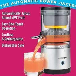 Hurricane Juicer - No Waste, Compact, Cordless, and Rechargable