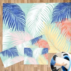 Indoor/Outdoor Coastal Print Accent Rug or Runner