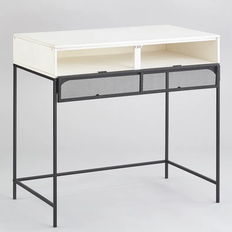 Industrial Farmhouse Style Desk with Storage