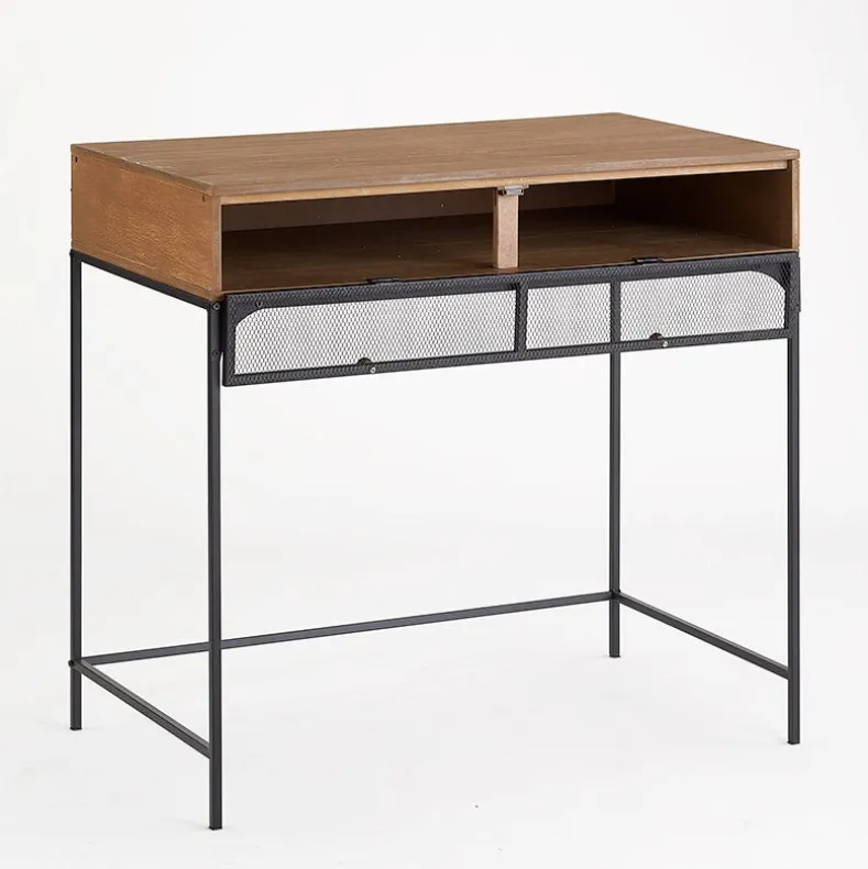 Industrial Farmhouse Style Desk with Storage