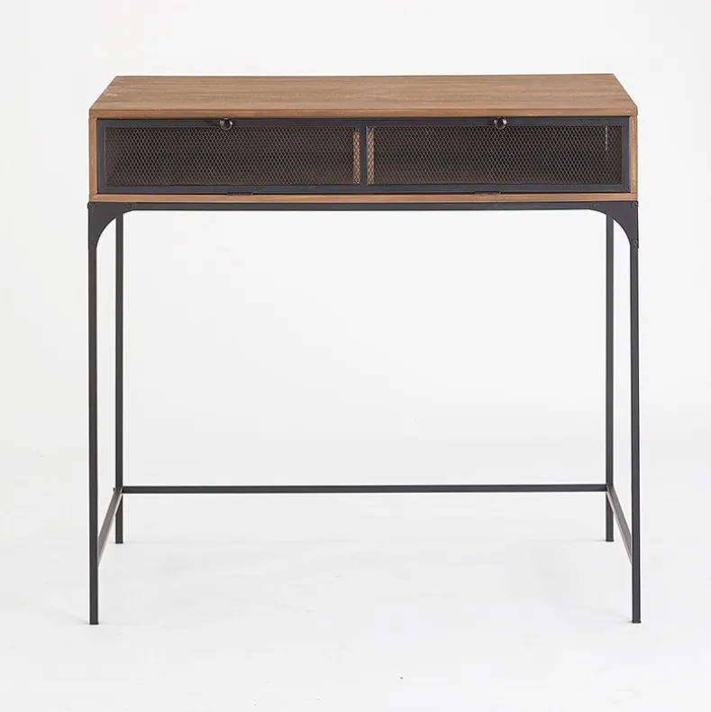 Industrial Farmhouse Style Desk with Storage
