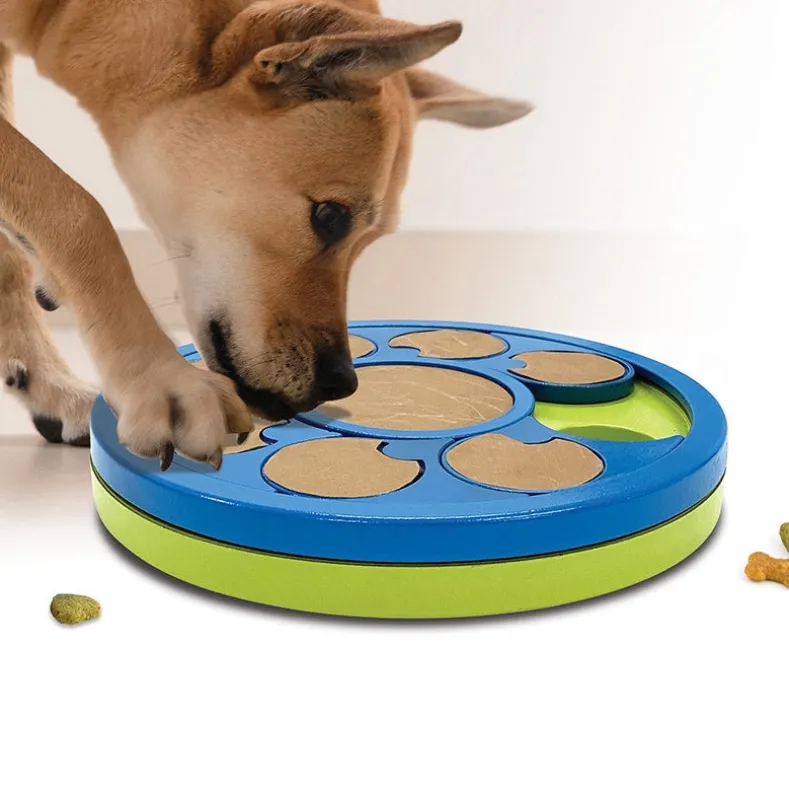 2-in-1 Interactive Pet Toy with Treat Puzzle