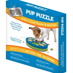 2-in-1 Interactive Pet Toy with Treat Puzzle