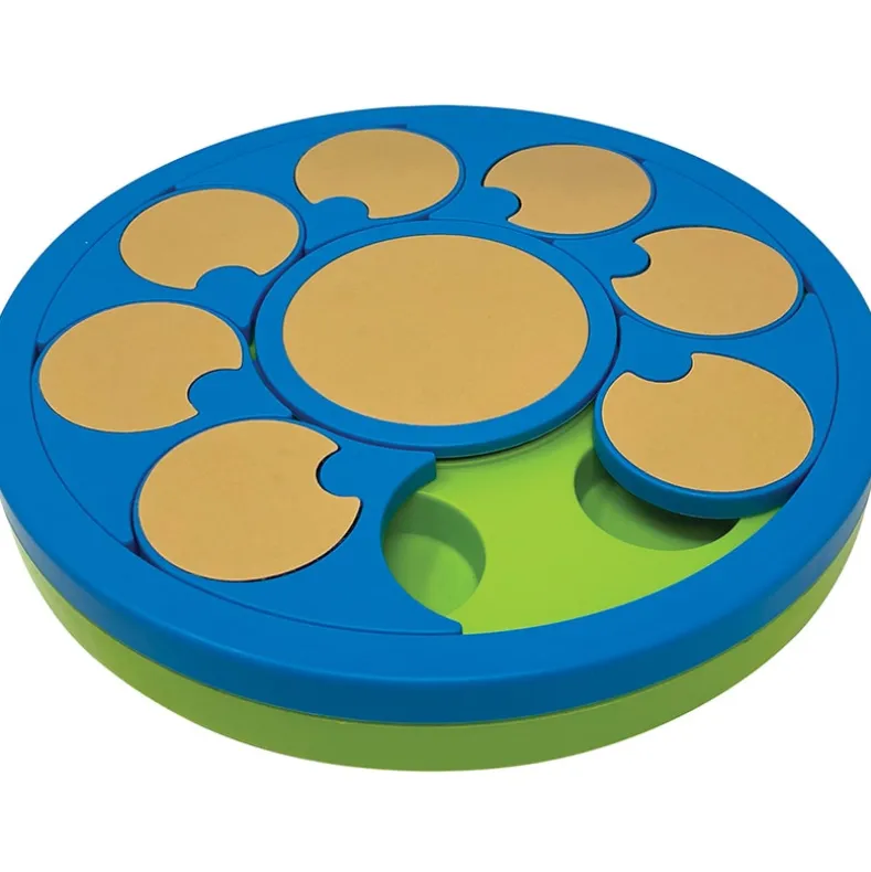 2-in-1 Interactive Pet Toy with Treat Puzzle