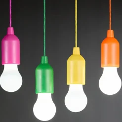 Insta-Bright Set of 4 Pull Lights - Energy-Efficient LEDs