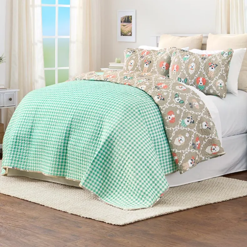 I Woof You Reversible Full/Queen or King Quilt