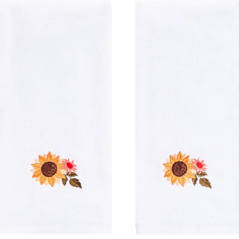 Jacobean Sunflower Shower Curtain, Bath Rug, Hand Towels, or Hooks