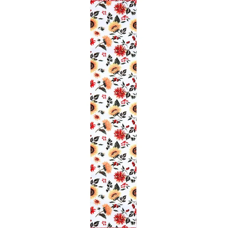 Jacobean Sunflower Table Runner or Set of 4 Placemats
