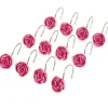 Jolene Patchwork Shower Curtain Hooks, Set of 12