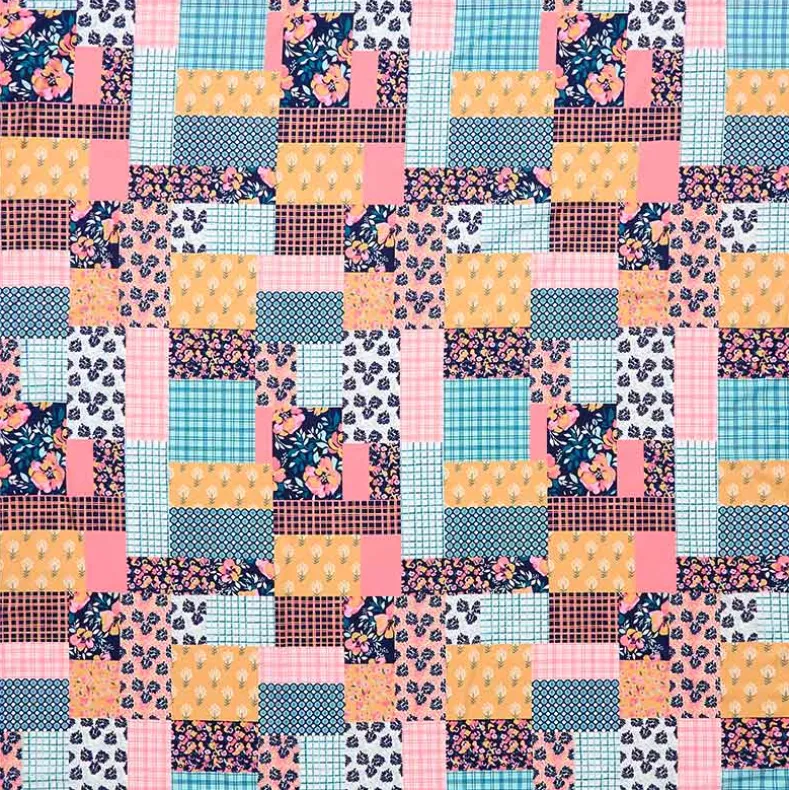 Jolene Patchwork Shower Curtain