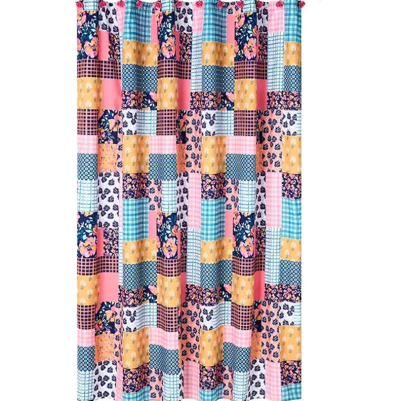 Jolene Patchwork Shower Curtain