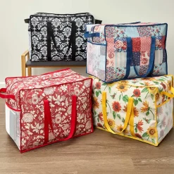 Jumbo Printed Storage Bag With Handles