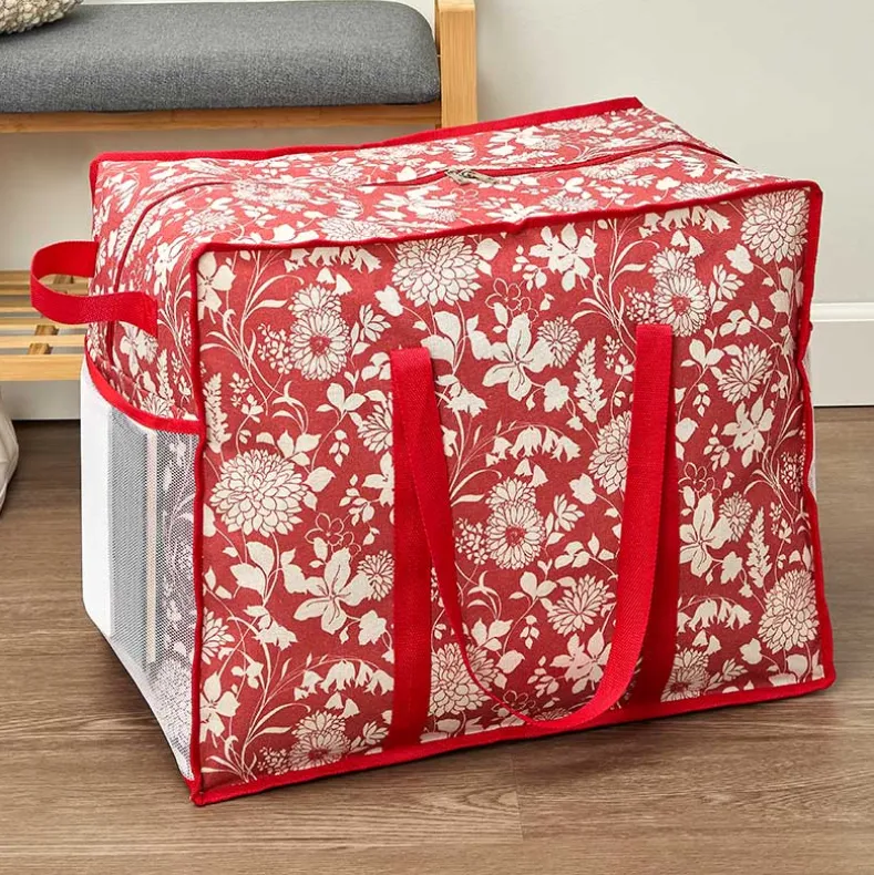 Jumbo Printed Storage Bag With Handles