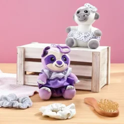 Keyclip Plush with Scrunchies - Adorable Companion with Backpack Clip